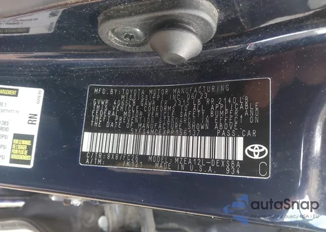 2023 Toyota Corolla Se из США, поврежденный, VIN 5YFS4MCEXPP156137